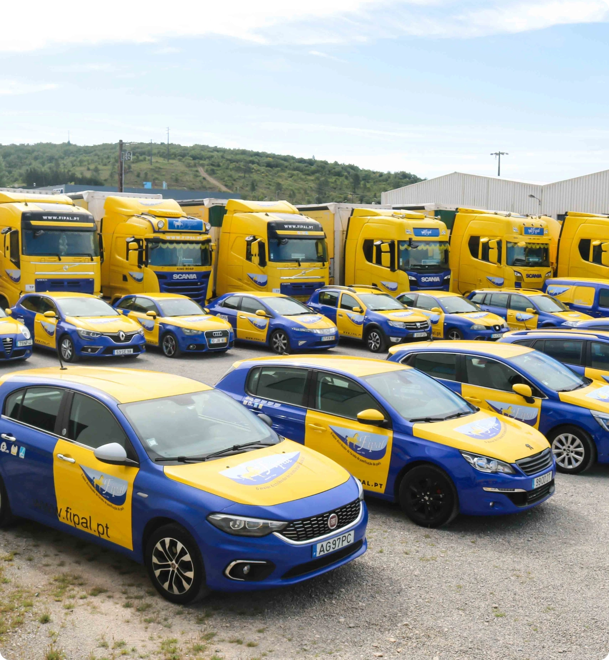 Frota e instalações da Fipal