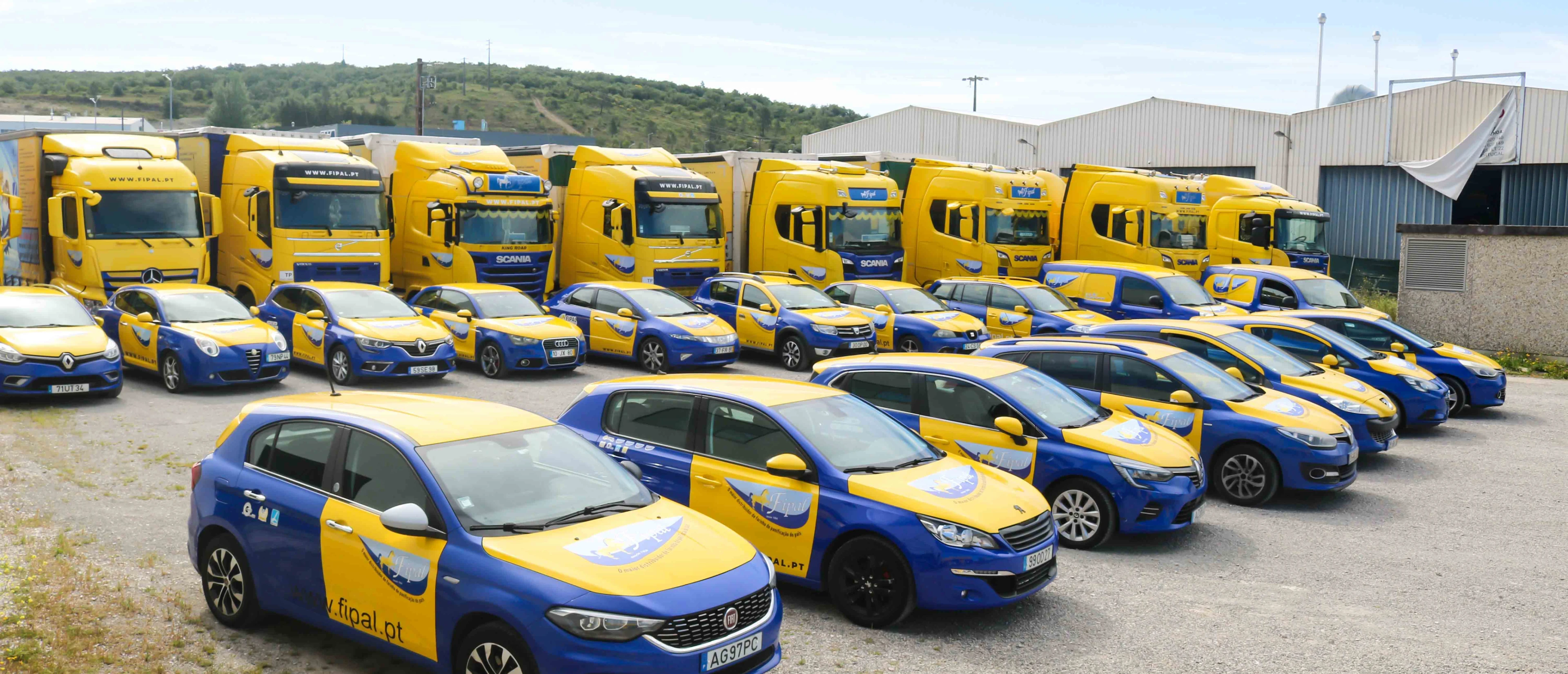 Frota de distribuição da Fipal